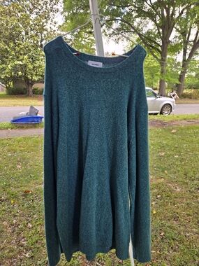 Old Navy Teal Green Lightweight Crewneck Sweater
